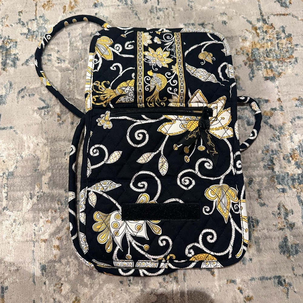 Vera Bradley Black and Yellow Crossbody - Yellow Bird Pattern - Picture 6 of 6